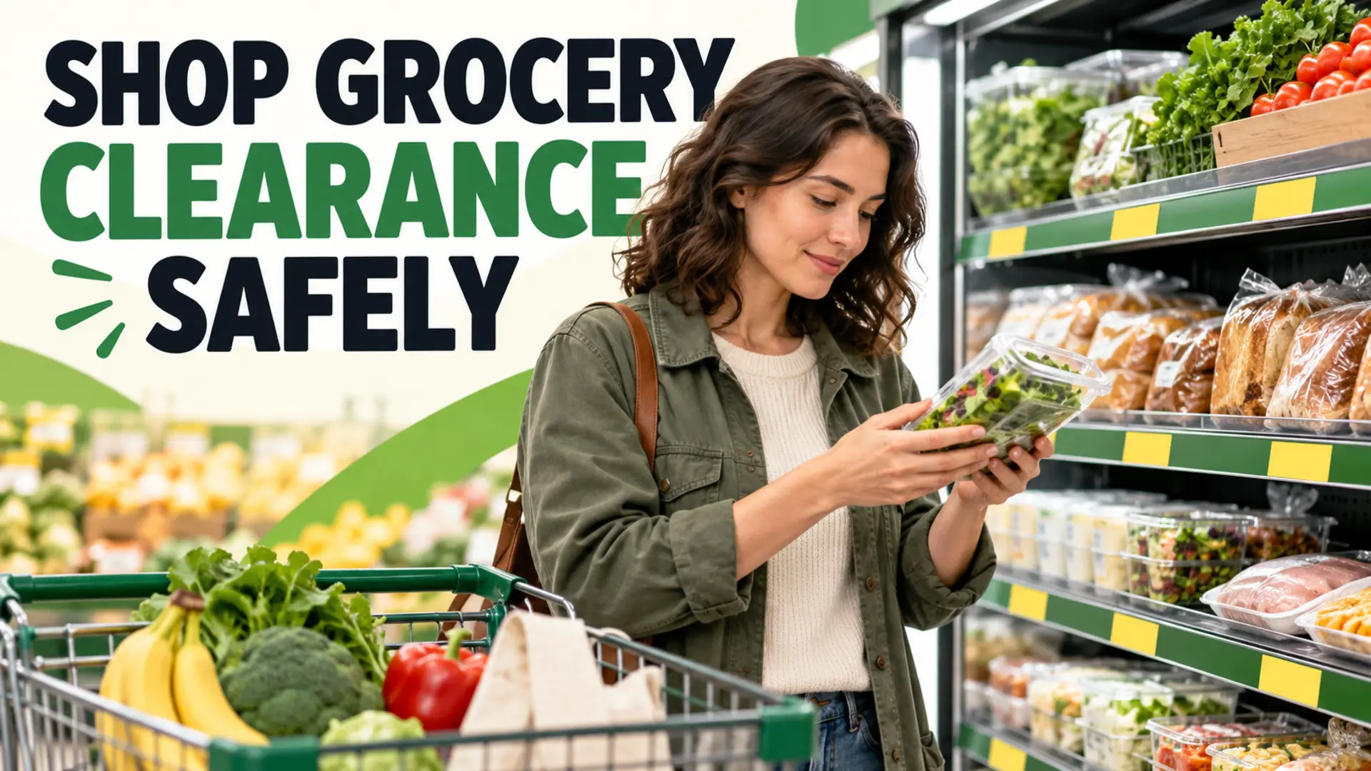 Shop grocery clearance safely by checking intact packaging and suitable reduced foods